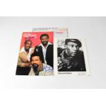 MARVIN GAYE; a Motown Record Corporation envelope signed Marvin Gaye '79, a black and white