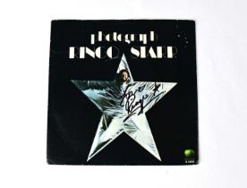 RINGO STARR; single, 'Photograph', signed to cover 'Love Ringo'. Condition Report: - We have not