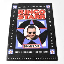 RINGO STARR: 'Ringo Starr and his All-Star Band', 1992 tour programme signed to centre page by Ringo