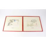 A group of four Oriental watercolours, 'Chiharu c 1890', 'Oktoberfest c1890', 'Bairei 1846-1895',