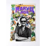 MARVEL COMICS; 'Marvel Age: Special Stan (The Man) Lee Issue', signed to front cover, 'With great