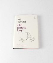 TRACEY EMIN; book, 'Girl Meets Boy', by Ali Smith, signed to title page by the artist Tracey Emin (