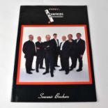 THE MANFREDS; souvenir brochure for '5.4.3.2.1' compilation album, signed to centre gatefold by