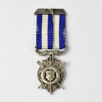 LIVERPOOL SHIPWRECK AND HUMANE SOCIETY; a George V hallmarked silver Eric Deakin Memorial medal,