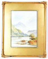 THOMAS WALTER WILSON (1851-1912); watercolour, 'Loch Lomond', signed lower left and titled to the