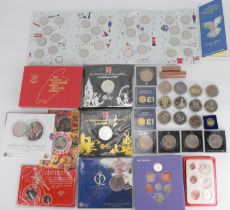 A group of modern collectors' coins and coin packs, to include 'The Queen's Diamond Jubilee', '