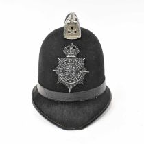 A vintage Christys' of London Birkenhead Borough Police helmet, size 6 7/8. Condition Report: