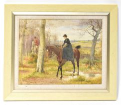 GEORGE GOODWIN KILBURNE R.I., R.O.I., R.M.S. (1839-1924); watercolour, hunting scene depicting a