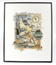 J. C. GRAHAM ILLINGWORTH (born 1953); a pair of silkscreens, 'Sprite' and 'Lone Sprite' depicting