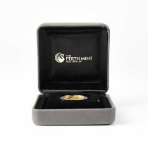 A quarter ounce gold proof coin commemorating 'Her Majesty Queen Elizabeth II Longest Reigning