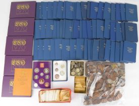 Sixty-four 1971 Queen Elizabeth II Britain's First Decimal Coin Packs, together with various British