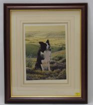 † STEVEN TOWNSEND (British, born 1955); a limited edition print, no.42/400, 'Watchful Eye', signed