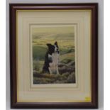 † STEVEN TOWNSEND (British, born 1955); a limited edition print, no.42/400, 'Watchful Eye', signed