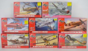 AIRFIX; eight 1:72 scale model aeroplane kits, comprising 'Supermarine Spitfire Mk.1/Mk.11a', '