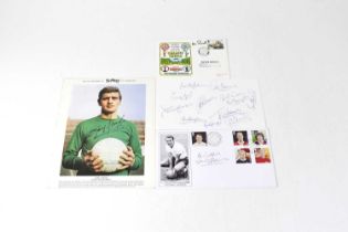 LIVERPOOL FOOTBALL CLUB; various autographs and other football related signatures, three on first