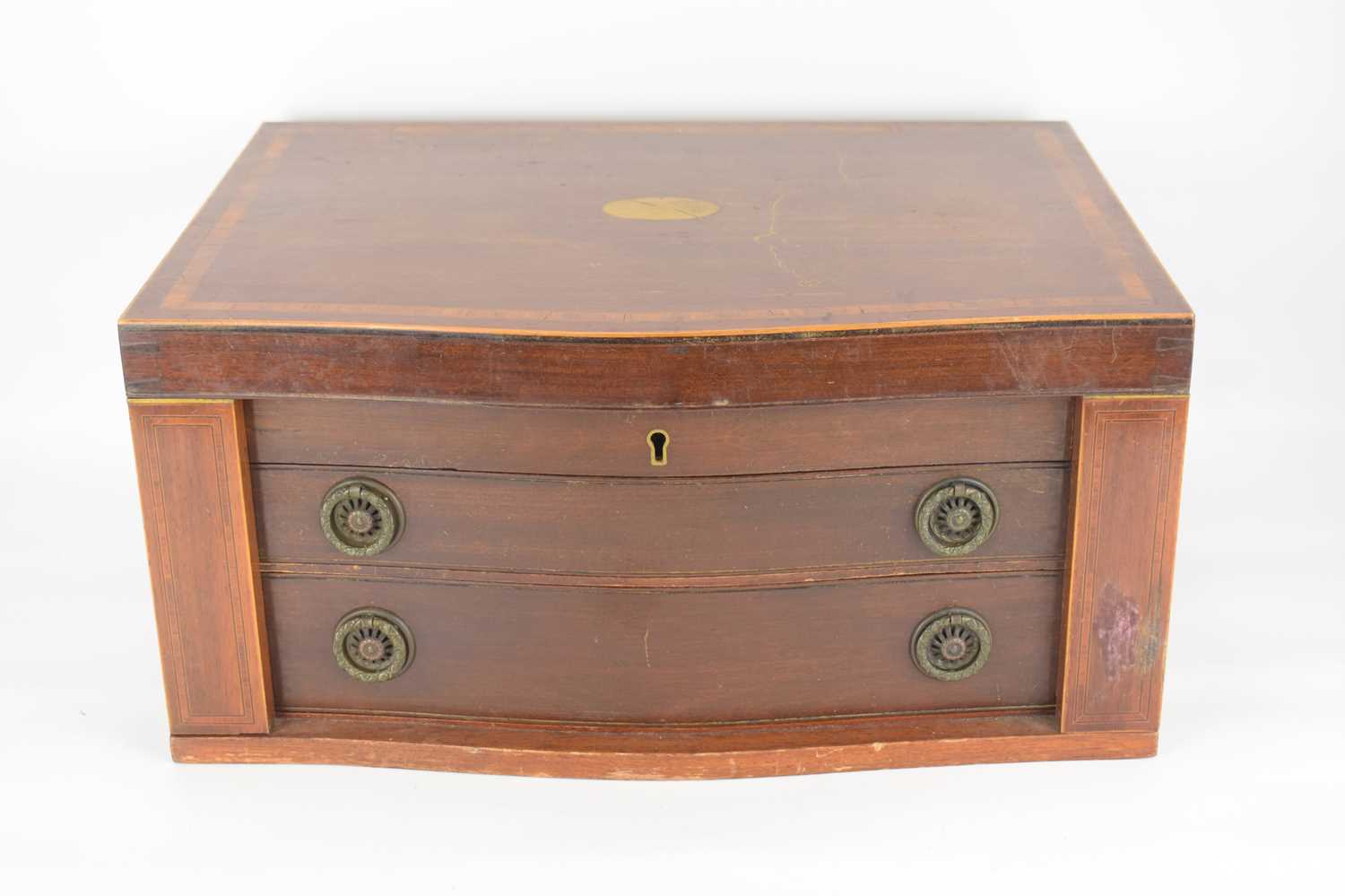 A late 19th/early 20th century cutlery chest on table, the chest comprising approximately 110 - Image 6 of 6