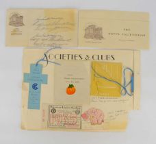 HERBERT HOOVER; a 'The Hotel Californian' envelope bearing the signature of the 31st President of