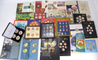 The Royal Mint and other coin presentation packs, to include 2008, 'Emblems of Britain', '2021