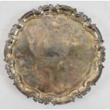 WILLIAM HUTTON & SONS LTD; a George VI hallmarked silver salver, Sheffield 1937, 19.6ozt/610g.