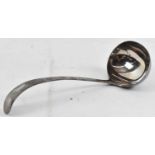 THOMAS BRADBURY & SONS LTD; a George VI hallmarked silver ladle, length 26cm, Sheffield 1937, 9.