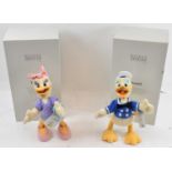 STEIFF; two boxed Disney Showcase Collection limited edition plush toys 'Donald' and 'Daisy'.