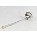 A Danish silver ladle, length approx 33cm, 7.2ozt/224g.