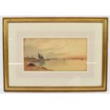 WILFRID WILLIAMS BALL (1853-1917); watercolour, ‘A Nile Afterglow’, signed and dated 93, and with