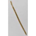 A 14ct gold bracelet (af) approx 5.7g