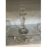 WATERFORD; three crystal figures comprising a seahorse, cocker spaniel dog plus a Scottish terrier