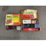 MECCANO; two boxes, including Outfit No. 6, and a Meccano transformer (2)