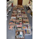 A huge quantity of assorted books contained in approx thirty-three boxes, numerous subjects