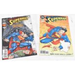 A 1995 Superman comic and a 1998 Superman comic (2).