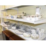 A large quantity of sundry ceramics and part dinner/tea service, also Spode, Minton, Royal Tuscan,