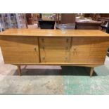 A 1960s/70s teak sideboard, length 172cm.