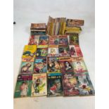 A collection of vintage paperbacks, including science fiction (approx. 30)