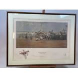 AFTER CHARLES JOHNSON PAYNE 'SNAFFLES' (1884-1967); colour lithograph, 'The Grand National, The