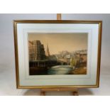 † KENNETH STANLEY TADD; watercolour, 'Pulteney Bridge, Bath', signed, titled verso on label, 36 x