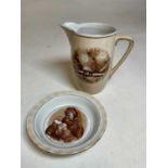 BRUCE BAIRNSFATHER; a Grimwades Winton jug with sepia transfer inscribed 'Well if you knows of a