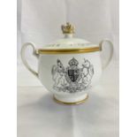 ADDERLEY; a limited edition twin handled cup and cover, designed by Professor R. W. Baker, and