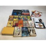 A group of James Bond themed books and magazines etc.