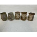 A collection of "ugly mugs", 1970s pottery mugs, etc (appox. 30)