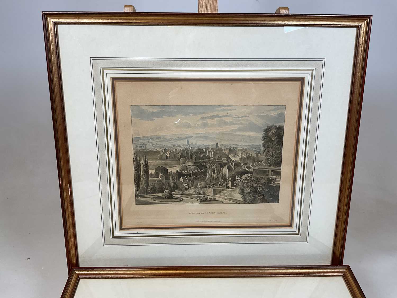 AFTER DAVID COX; three 19th century lithographs, 'Bath from the Beacon Cliffs', 'Pulteney Street, - Image 2 of 4