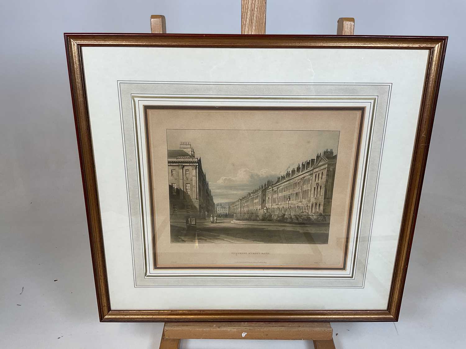 AFTER DAVID COX; three 19th century lithographs, 'Bath from the Beacon Cliffs', 'Pulteney Street, - Image 3 of 4