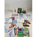 BLACKPOOL FOOTBALL CLUB; an interesting collection of programmes and ephemera relating to the famous