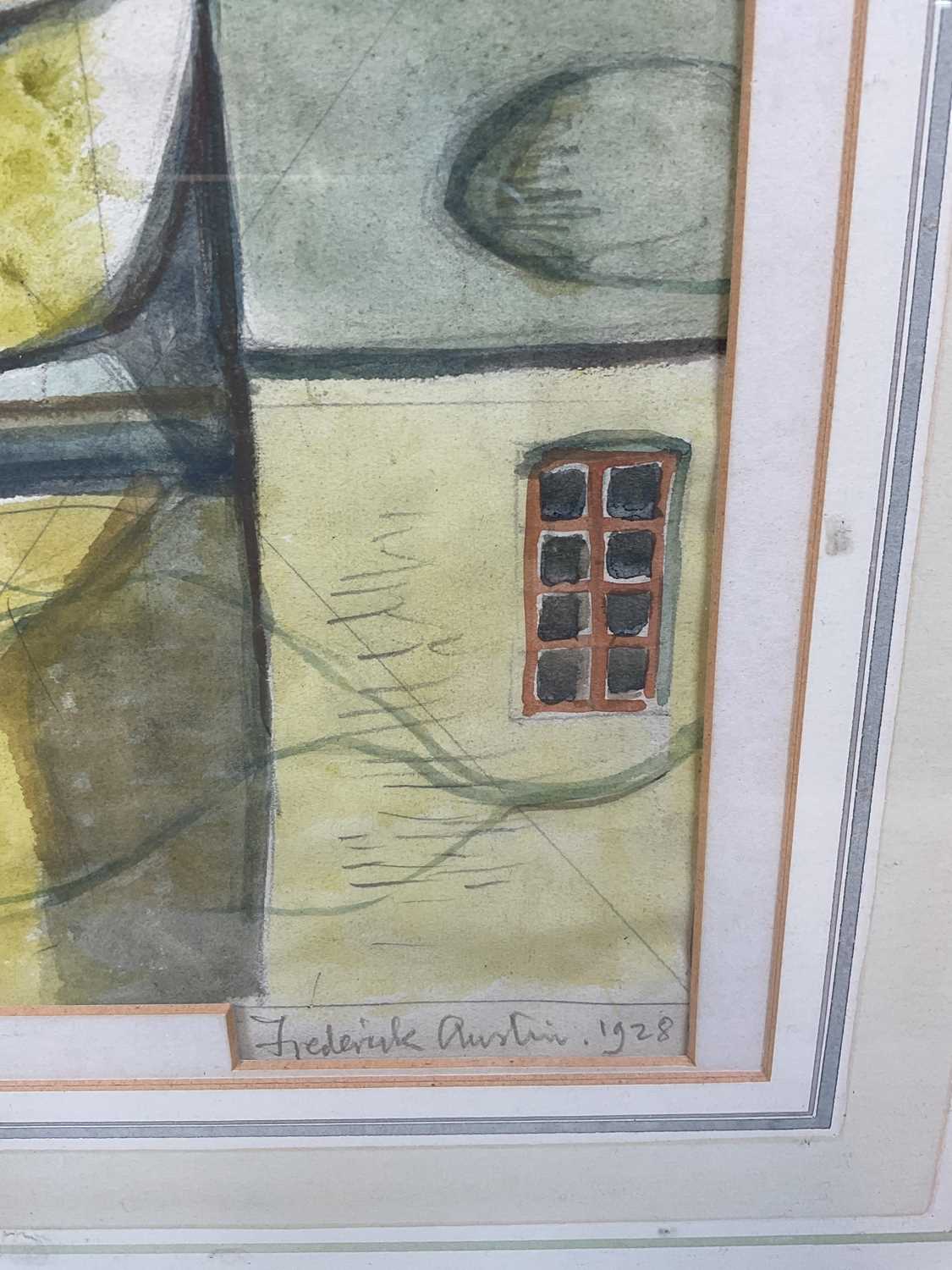 † FREDERICK GEORGE AUSTIN (1902-1990); watercolour and pencil study, 'Pozilands', signed and dated - Image 8 of 10