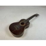 A Barnes & Mullins of London four string ukelele, length 64cm (af).