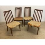 G PLAN; a set of four Fresco dining chairs (4)