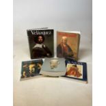 Five art books, comprising Velazquez, Rembrandt, Leon Bakst and two Royal Academy of Arts