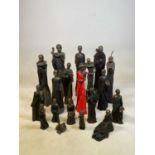 SOUL JOURNEYS; a collection of twenty limited edition figures, Maasai, each detailed to base (20)