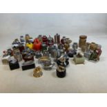 A collection of table lighters (approx 50) including Ronson, Colibri, Rolstar, Tiki and others
